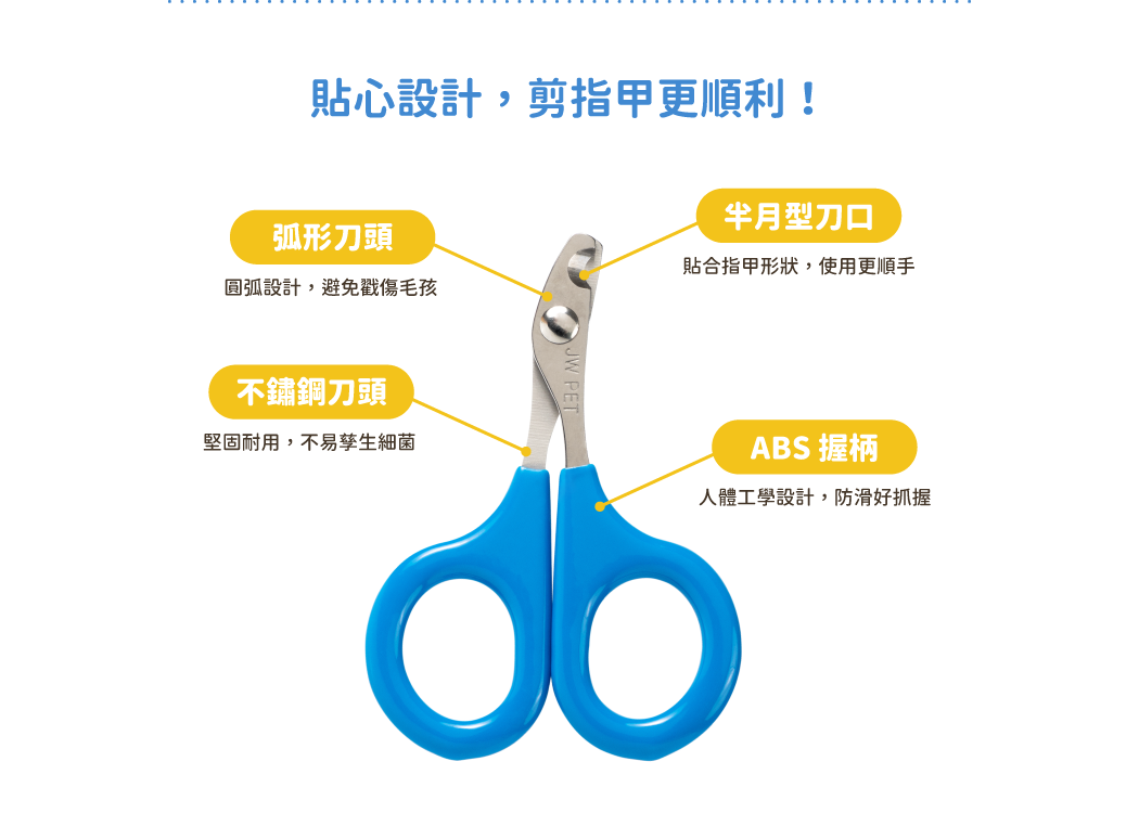 貼心設計，剪指甲更順利！